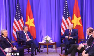 Tổng Bí thư, Chủ tịch nước Tô Lâm gặp Tổng thống Hoa Kỳ Joe Biden