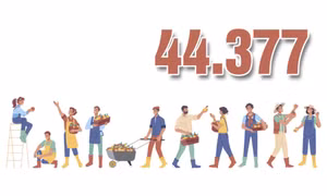 44.377 - là số thành viên HTX, tổ hợp tác trên địa bàn tỉnh hiện nay