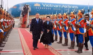 Tổng Bí thư, Chủ tịch nước Tô Lâm đến Ulan Bato, bắt đầu thăm cấp Nhà nước Mông Cổ