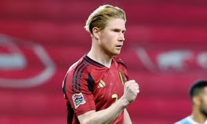 De Bruyne tỏa sáng với cú đúp, Bỉ thắng trận mở màn Nations League