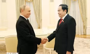 Chủ tịch Quốc hội Trần Thanh Mẫn hội kiến Tổng thống LB Nga Vladimir Putin