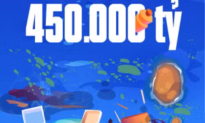 450.000 tỷ - là ước tính số lượng hạt vi nhựa có trong đại dương vào năm 2040
