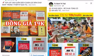 Sách lậu len lỏi lên sàn thương mại điện tử