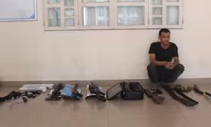 Ra tù, tìm bạn biết lắp ráp súng, chế tạo hàng loạt vũ khí nóng cung cấp cho các đối tượng gây án