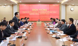 Ủy ban Kiểm tra Tỉnh ủy Điện Biên trao đổi kinh nghiệm tại Quảng Ninh