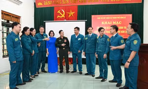 Hội thi cán bộ giảng dạy chính trị LLVT tỉnh năm 2023 - Sôi nổi, chất lượng từ cấp cơ sở
