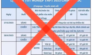 Kỳ thi tốt nghiệp THPT 2023: Bộ GD-ĐT chưa công bố lịch thi chi tiết từng ngày