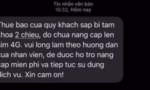 Cảnh báo lừa đảo "khoá thuê bao" có thể tái xuất