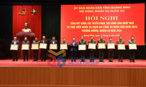 Hội nghị tổng kết công tác tuyển quân năm 2023