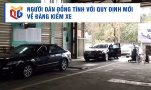 Người dân đồng tình với quy định mới về đăng kiểm xe