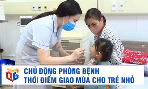 Chủ động phòng bệnh thời điểm giao mùa cho trẻ nhỏ
