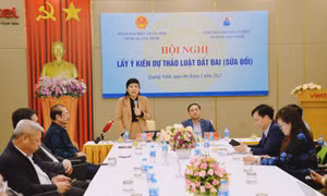 Đoàn ĐBQH tỉnh lấy ý kiến vào Dự thảo Luật Đất đai (sửa đổi)