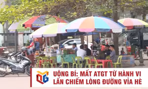 Uông Bí: Mất ATGT từ hành vi lấn chiếm lòng đường vỉa hè