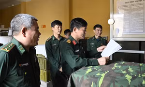 Tổng cục kỹ thuật thanh tra công tác an toàn vệ sinh lao động tại Bộ Chỉ huy BĐBP Quảng Ninh