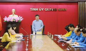 Chuẩn bị tốt công tác tổ chức đại hội Công đoàn các cấp tiến tới Đại hội Công đoàn tỉnh 