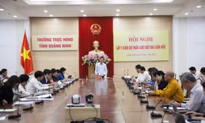 HĐND tỉnh lấy ý kiến tham gia vào Dự thảo Luật Đất đai (sửa đổi)