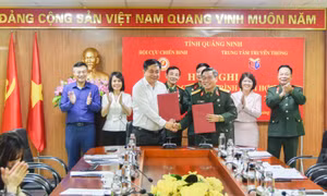 Trung tâm Truyền thông và Hội CCB tỉnh ký kết phối hợp tuyên truyền năm 2023