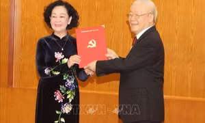 Đồng chí Trương Thị Mai giữ chức Thường trực Ban Bí thư khóa XIII