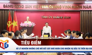 Xử lý nghiêm những chủ mỏ đất gây khó khăn cho nhiệm vụ đầu tư trên địa bàn