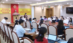 Đoàn ĐBQH tỉnh lấy ý kiến tham gia Dự án Luật Nhà giáo