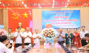 Hội nghị gặp gỡ, trao đổi, đối thoại với doanh nghiệp TX Quảng Yên năm 2024