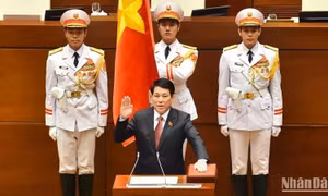 Điện, thư, thông điệp chúc mừng Chủ tịch nước Lương Cường