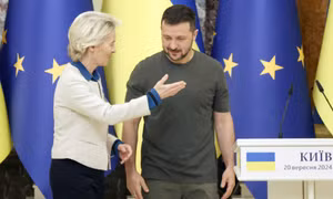 EU cho Ukraine vay 35 tỉ euro từ tài sản đóng băng của Nga