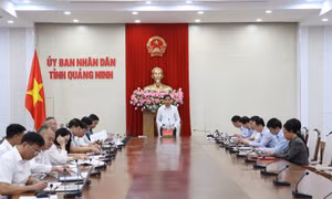 UBND tỉnh họp nghe báo cáo kết quả giải quyết kiến nghị cử tri