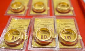 Vàng nhẫn tiếp tục giảm giá