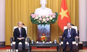 Tổng Bí thư, Chủ tịch nước Tô Lâm tiếp Chánh án Tòa án nhân dân tối cao Trung Quốc