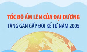Tốc độ ấm lên của đại dương tăng gần gấp đôi kể từ năm 2005