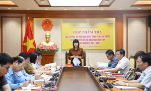 Ban Kinh tế - Ngân sách HĐND tỉnh thẩm tra tờ trình dự thảo nghị quyết