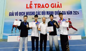Quảng Ninh giành 2 HCV giải vô địch Wushu các đội mạnh quốc gia 2024