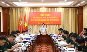 Đoàn Kiểm tra của Bộ Chính trị kiểm tra tại Ban Thường vụ Đảng ủy Quân sự tỉnh