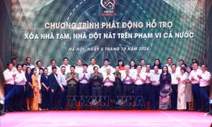 Thủ tướng Phạm Minh Chính dự chương trình 'Mái ấm cho đồng bào tôi'