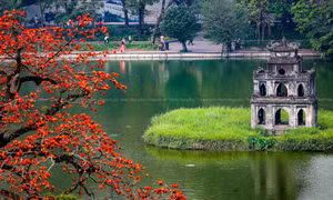 Tháp rùa Hà Nội - Trái tim của Hồ Gươm giữa lòng thủ đô