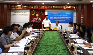 Tọa đàm khoa học "Nghiên cứu, vận dụng và phát triển sáng tạo tư tưởng Hồ Chí Minh trong xây dựng khối đại đoàn kết toàn dân tộc"