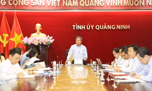 Giao ban Thường trực Tỉnh ủy