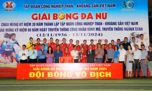 Bế mạc Giải bóng đá nam, nữ phong trào TKV năm 2024