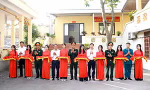 TP Uông Bí: Khánh thành 2 trụ sở Ban CHQS cấp xã