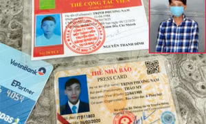 Bắt tạm giam một giám đốc có ba thẻ cộng tác viên báo chí về hành vi cưỡng đoạt tài sản