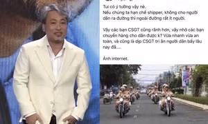 Nguyễn Quang Dũng bị chỉ trích vì 'đề xuất' cảnh sát giao thông thay shipper giao hàng
