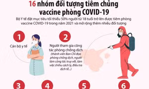 16 nhóm đối tượng ưu tiên tiêm chủng vaccine COVID-19