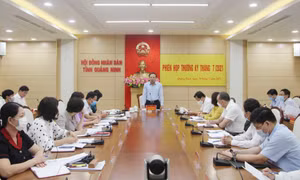 Thường trực HĐND tỉnh họp thường kỳ tháng 7/2021