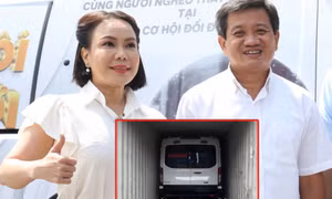 Việt Hương tiết lộ xe cứu thương tặng ông Đoàn Ngọc Hải đã về đến Việt Nam