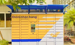 Bưu điện Việt Nam thử nghiệm dịch vụ nhận hàng không tiếp xúc 24/7 với tủ phát hàng tự động 