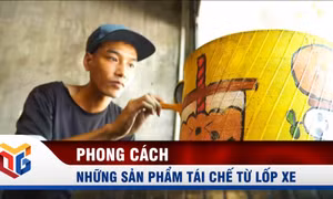 Những sản phẩm tái chế đầy sáng tạo từ... lốp xe