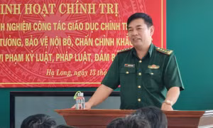 BĐBP tỉnh: Sinh hoạt chính trị chấn chỉnh, khắc phục tình trạng vi phạm kỷ luật, pháp luật trong bộ đội