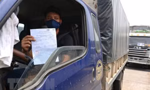 Bộ Y tế đề nghị công nhận xét nghiệm test nhanh với tài xế chở hàng