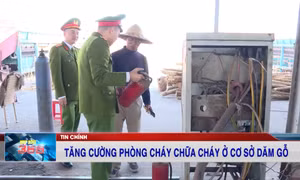 Tăng cường phòng cháy chữa cháy ở cơ sở dăm gỗ